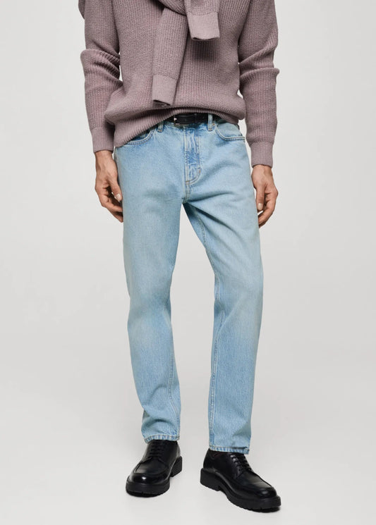 MANGO BEN Tapered Fit Jeans - Smgarment's