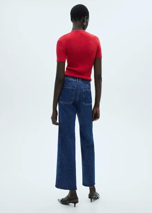 MANGO Catherin culotte high - rise jeans - SMgarment's