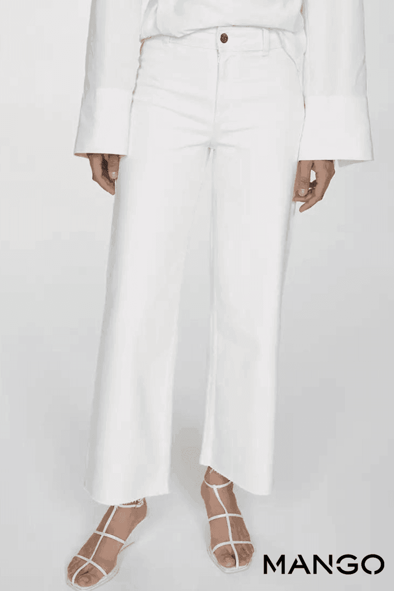 MANGO Catherin Culotte High - Rise Jeans - SMgarment's