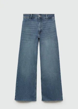 Mango Catherin culotte high - rise jeans - Smgarment's