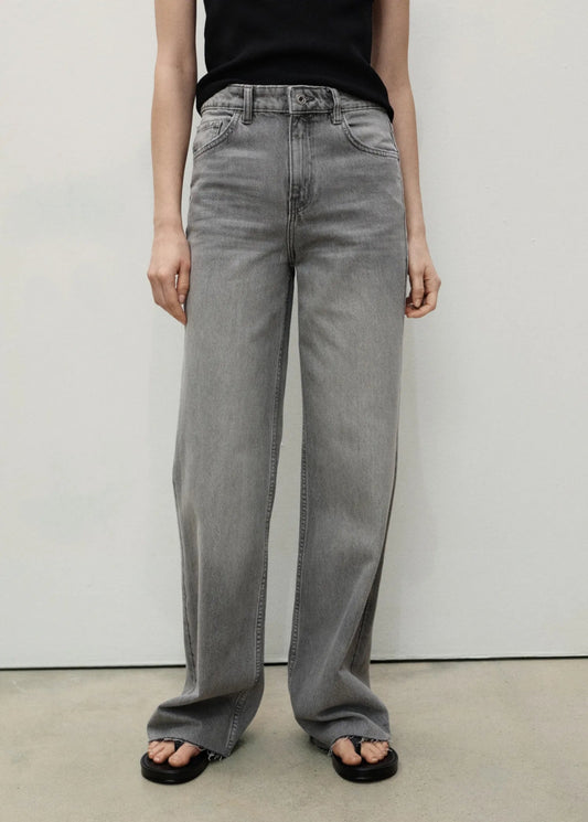 MANGO Danila wide leg high - rise jeans - Smgarment's