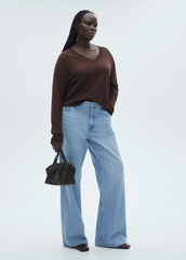 MANGO Danila Wide Leg High - Rise Jeans - Smgarment's