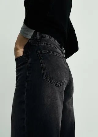 MANGO Danila wide - leg high - waisted jeans - Smgarment's
