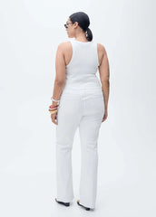 MANGO Fiona flared mid - rise jeans - Smgarment's