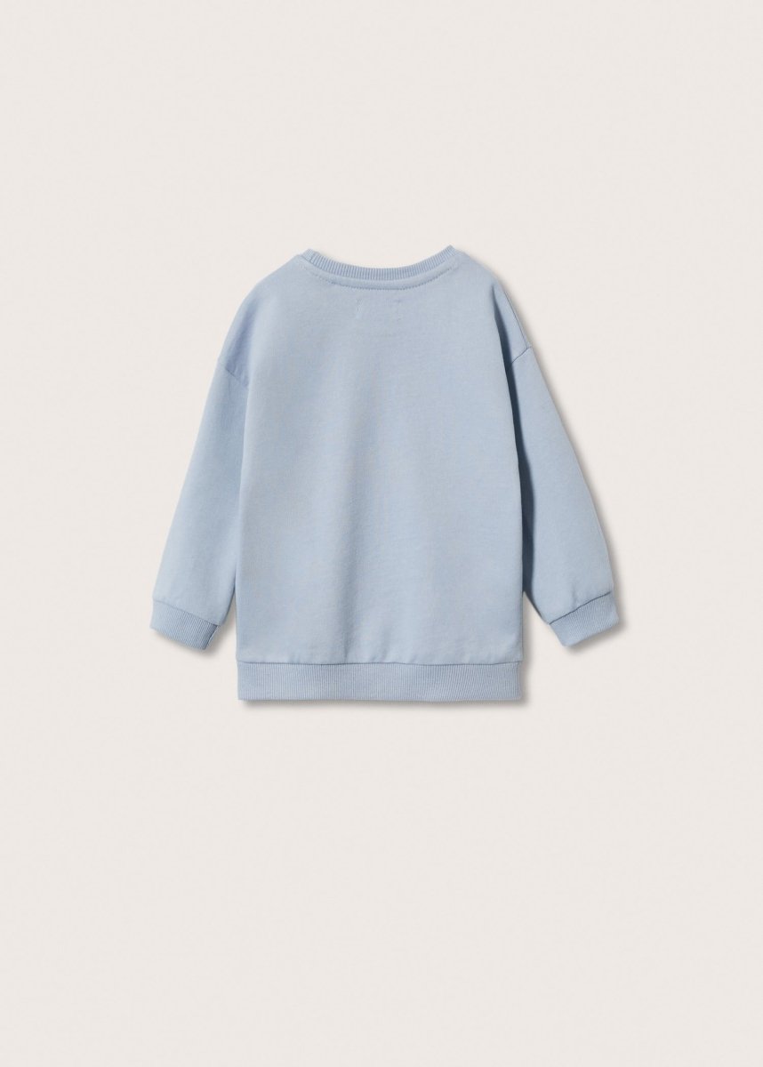 MANGO GIRLS Oversized message sweatshirt - Smgarment's