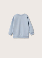 MANGO GIRLS Oversized message sweatshirt - Smgarment's