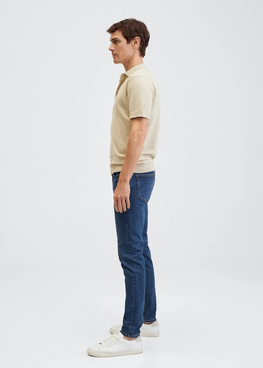 MANGO Jude Dark Wash Skinny Jeans - Smgarment's