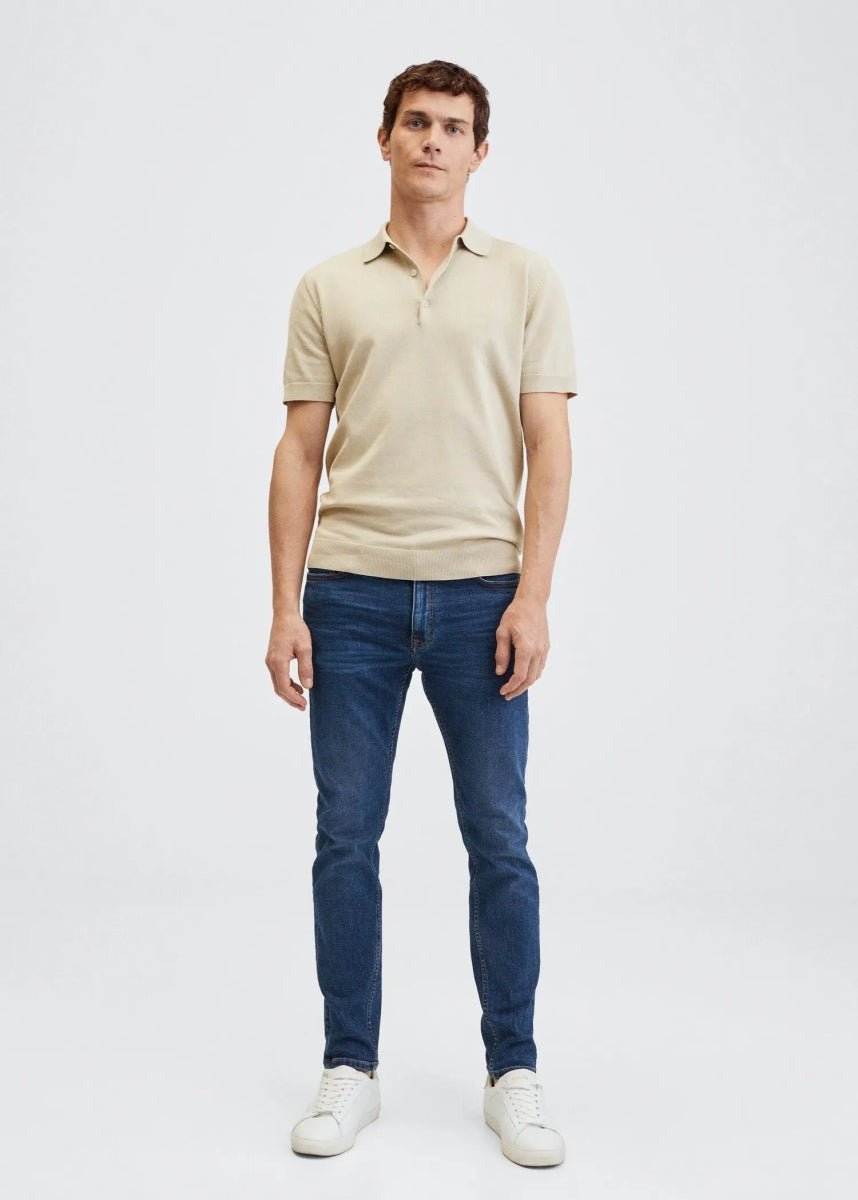 MANGO Jude Dark Wash Skinny Jeans - Smgarment's
