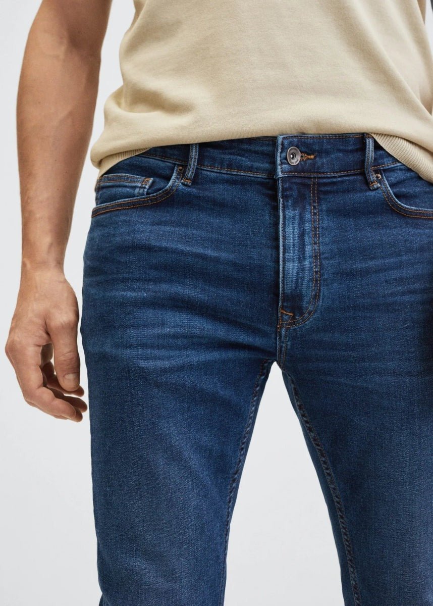 MANGO Jude Dark Wash Skinny Jeans - Smgarment's