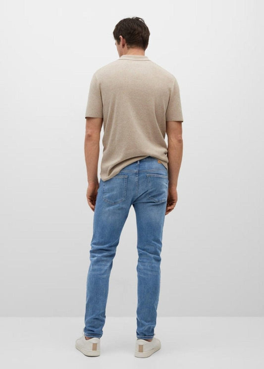 MANGO Jude Medium Wash Skinny Jeans - Smgarment's