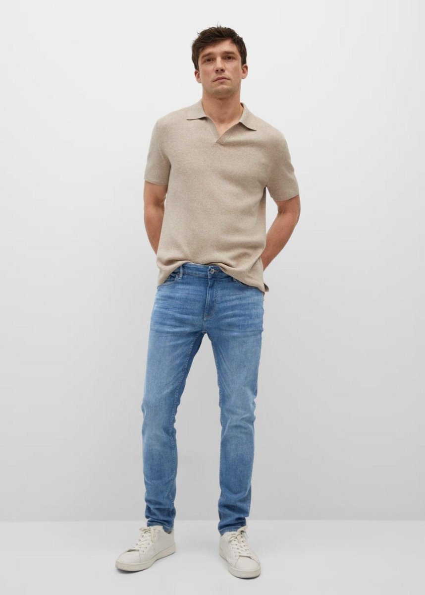 MANGO Jude Medium Wash Skinny Jeans - Smgarment's