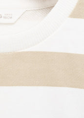 MANGO KIDS Striped cotton - blend sweatshirt - Smgarment's
