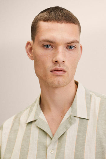 MNG Mens Striped Regular Fit Shirt