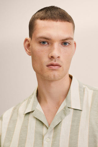 MNG Mens Striped Regular Fit Shirt