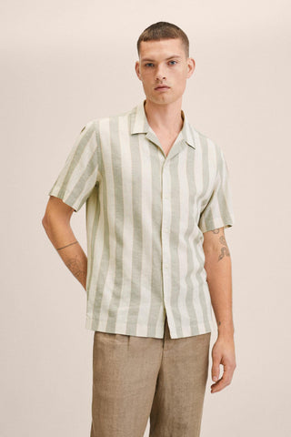 MNG Mens Striped Regular Fit Shirt