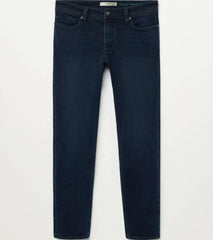 MANGO Men's Navy Blue Jeans - Smgarment's