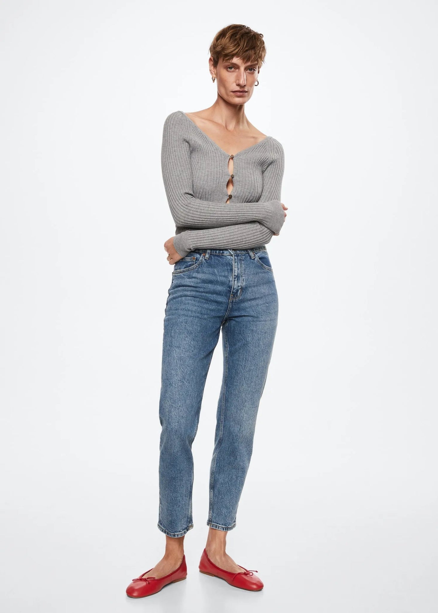 MANGO Mom Comfort High - Rise Jeans - Smgarment's