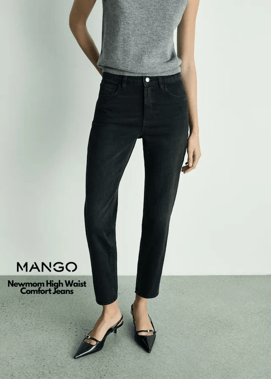 MANGO Newmom High Waist Comfort Jeans - Smgarment's