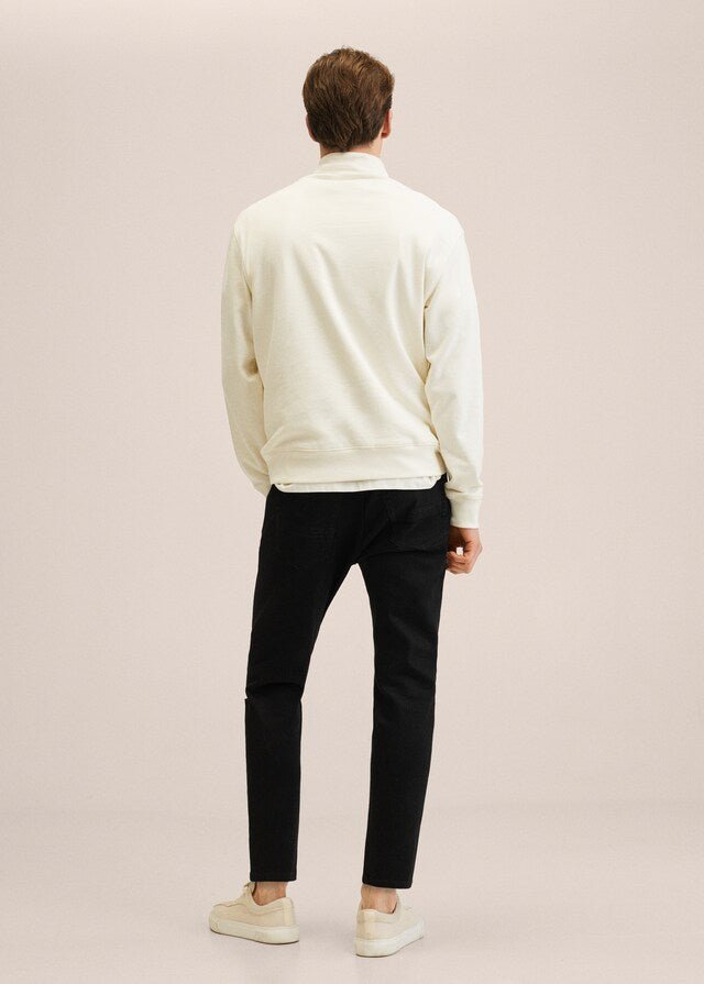 MANGO Ripped tapered - fit jeans - Smgarment's