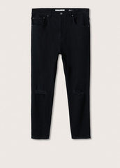MANGO Ripped tapered - fit jeans - Smgarment's