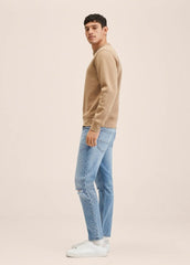 MANGO Ripped Tapered Fit TOM Jeans - Smgarment's
