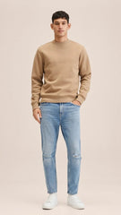 MNG TOM سلم ٹیپرڈ پھٹی ہوئی جینز