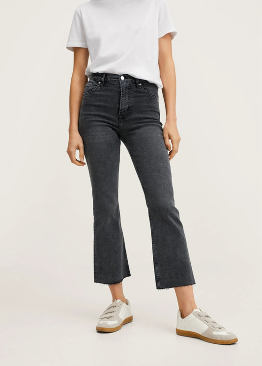 MANGO SIENNA High - Waist Bootcut Jeans - Smgarment's