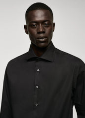 MANGO Slim Fit Stretch Cotton Shirt - SMgarment's