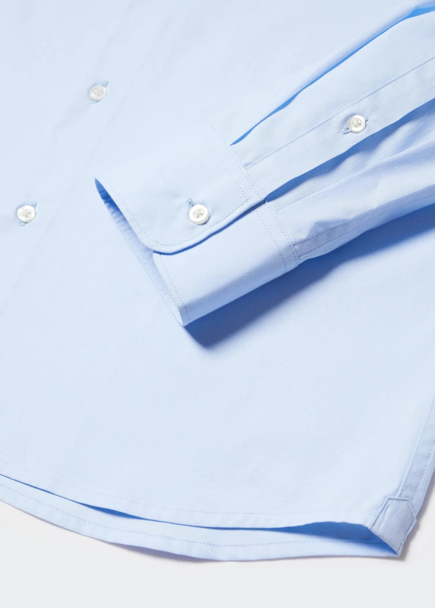 MANGO Slim Fit Stretch Cotton Shirt - SMgarment's