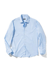 MANGO Slim Fit Stretch Cotton Shirt SKY BLUE - SMgarment's