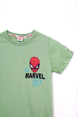 MARVEL SPIDER MAN FACE PRINT T - SHIRT - Smgarment's