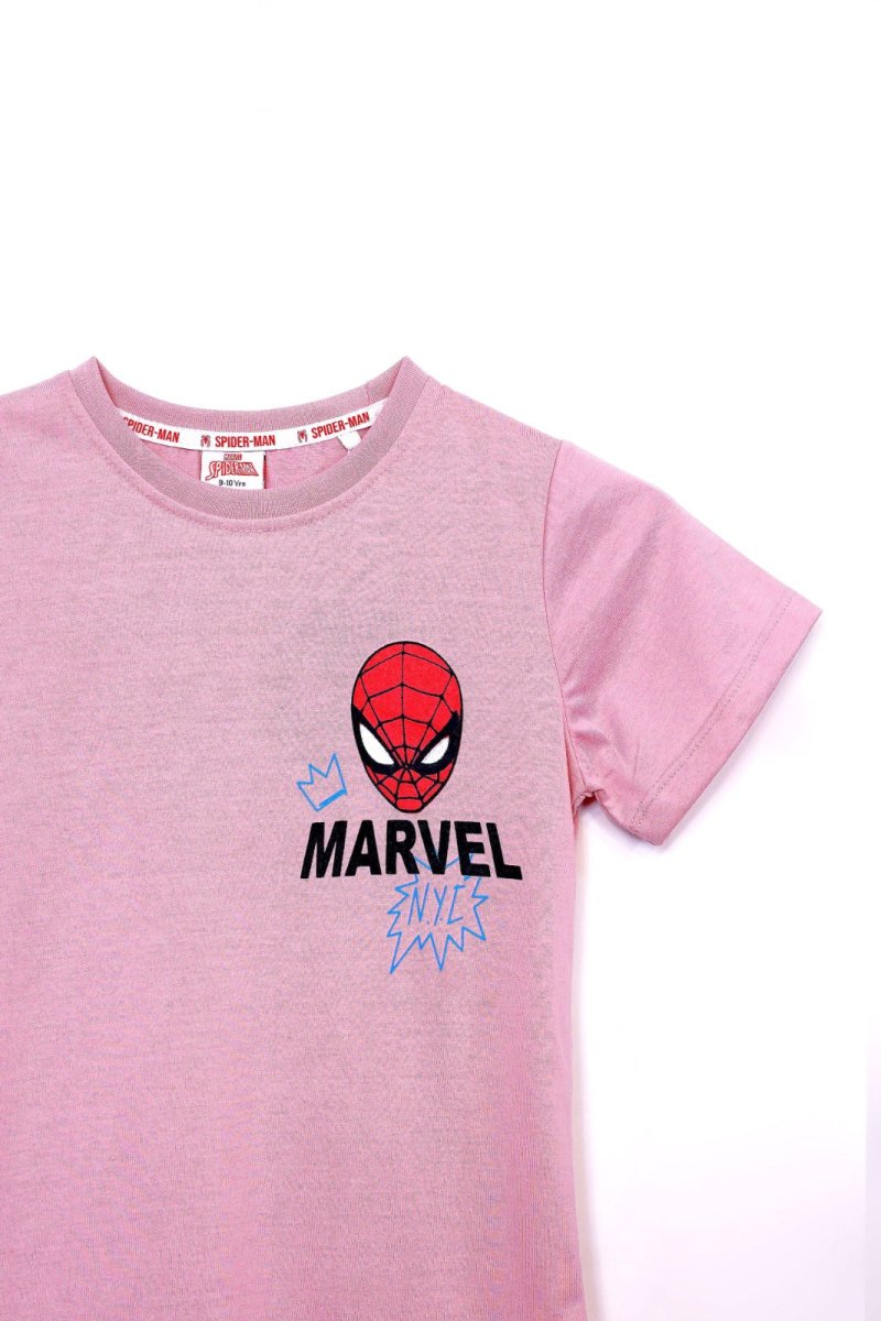 MARVEL SPIDER MAN FACE PRINT T - SHIRT - Smgarment's