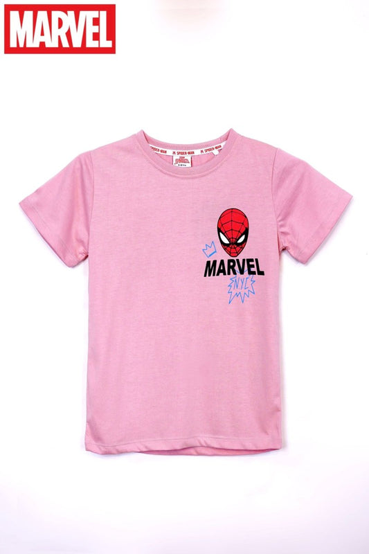 MARVEL SPIDER MAN PRINTED GIRLS TEES - Smgarment's