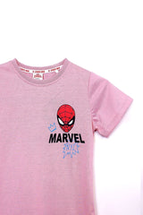 MARVEL SPIDER MAN PRINTED GIRLS TEES - Smgarment's