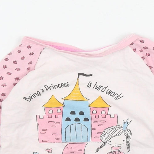 Matalan Girls Pink Cotton Basic T-Shirt - SMgarment's