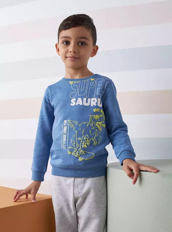 MAX FASHION Dinosaur Print Sweatshirt - SMgarment's