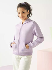 MAX FASHION Plain Zip Hoodie with Kangaroo Pockets - SMgarment's