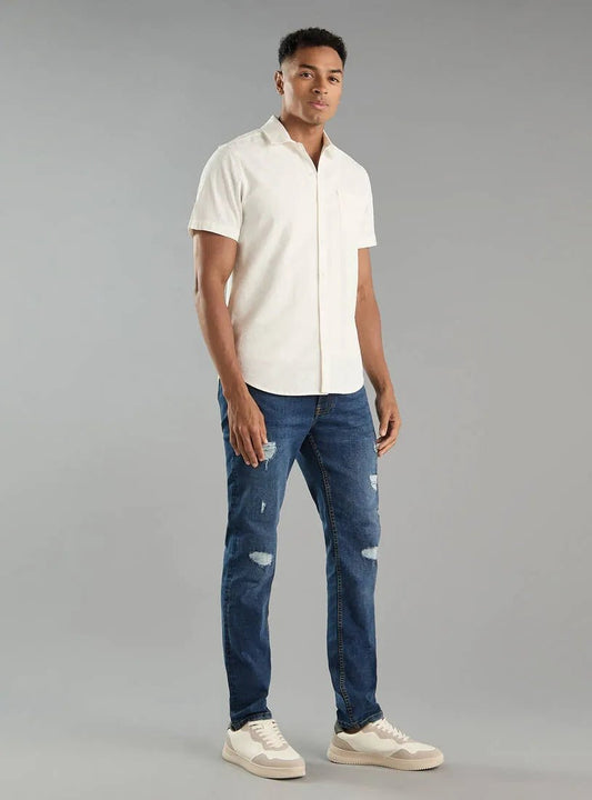 MAX FASHION Skinny Fit Constructed Jeans - Smgarment's