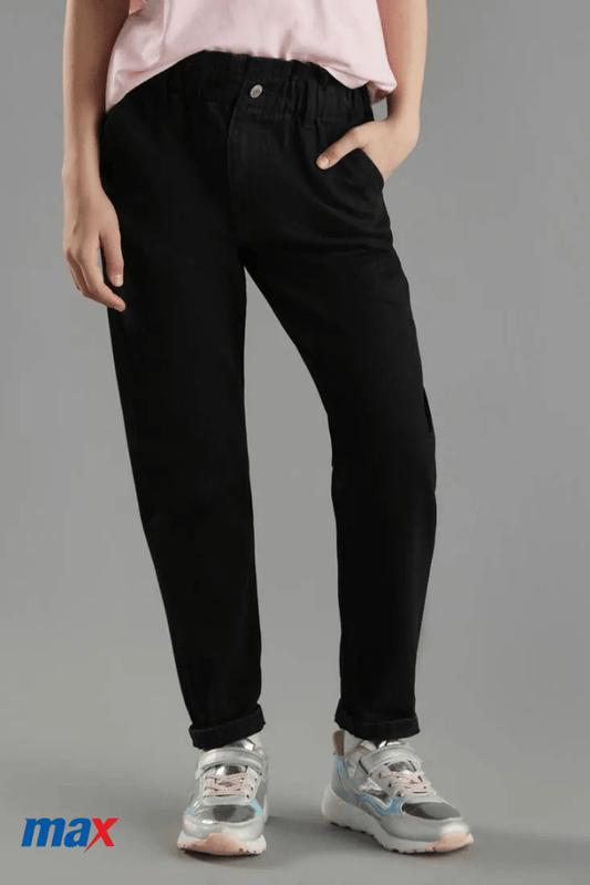 MAX Girls Waist Mom Jeans - Smgarment's