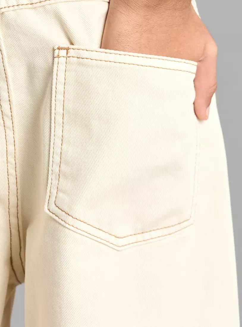 MAX Plain Wide Leg Twill Cotton Pants - Smgarment's