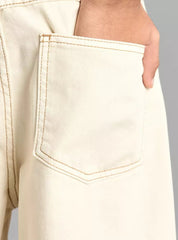 MAX Plain Wide Leg Twill Cotton Pants - Smgarment's
