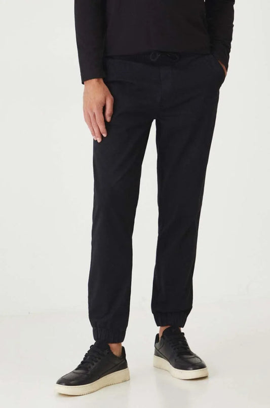MEDICINE Men's jogger pants, smooth, black - Smgarment's