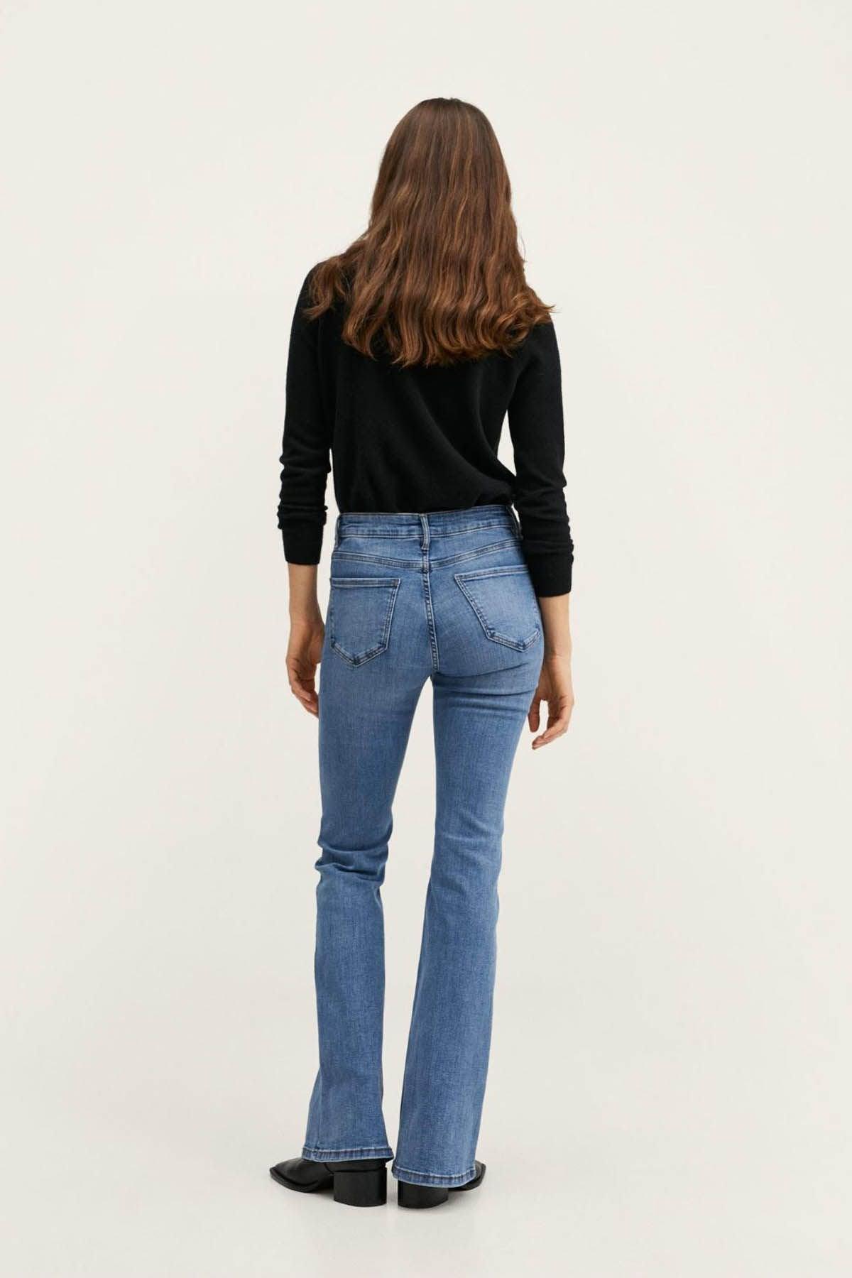 Medium - Rise Flared Jeans - SMgarment's