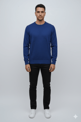 MENS BASIC BLUE SWEATER - Smgarment's