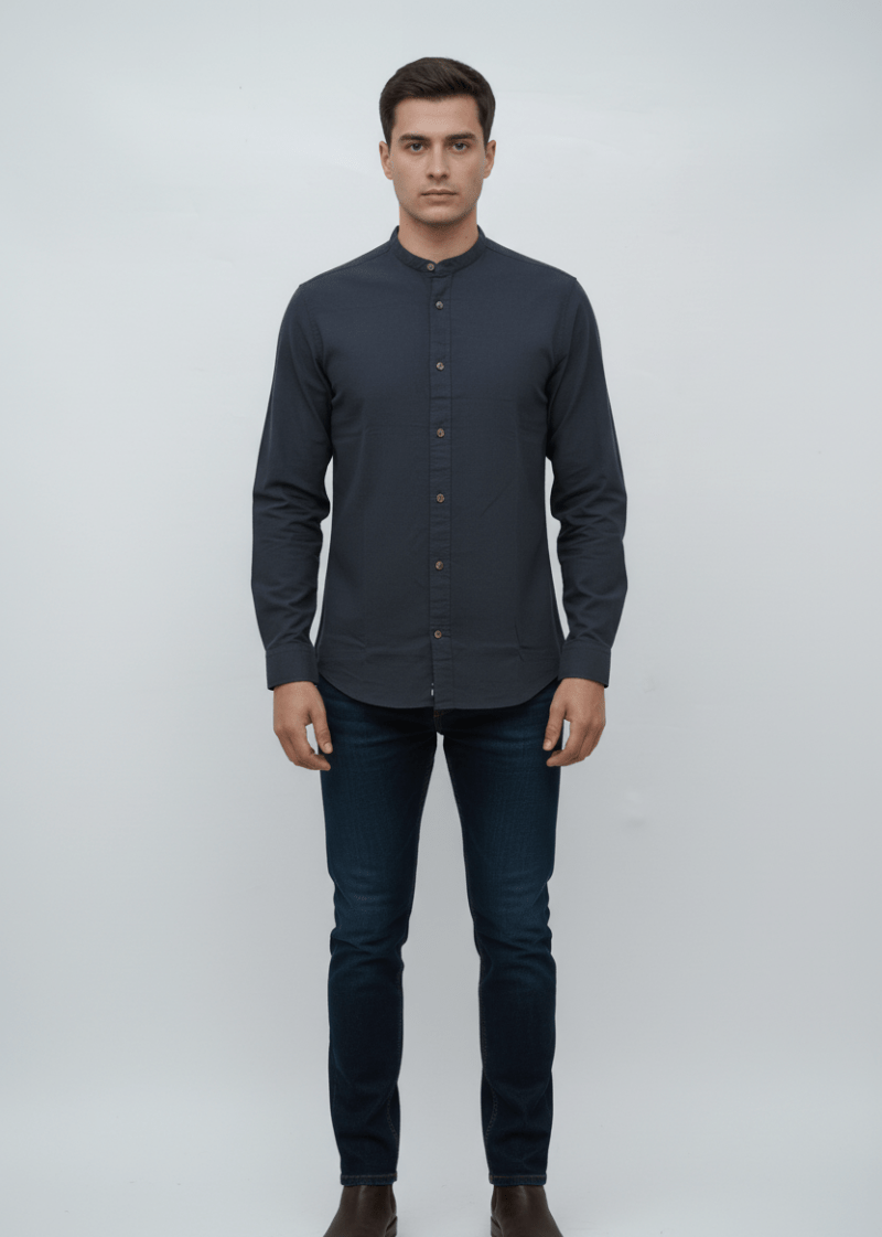 MENS BASIC LINEN SHIRT - Smgarment's