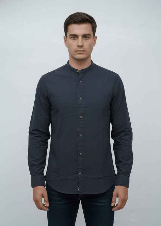 MENS BASIC LINEN SHIRT - Smgarment's