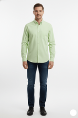 MENS CLASSIC GREEN FRONT POCKET SHIRT - Smgarment's