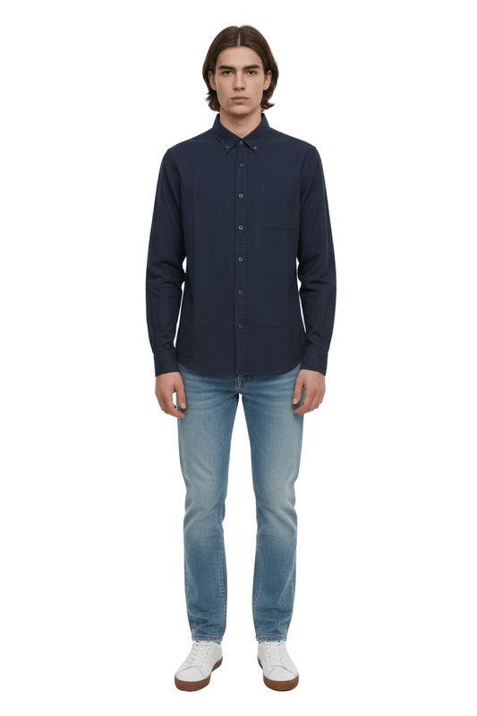 MENS PLAIN REGULAR FIT SHIRT - Smgarment's