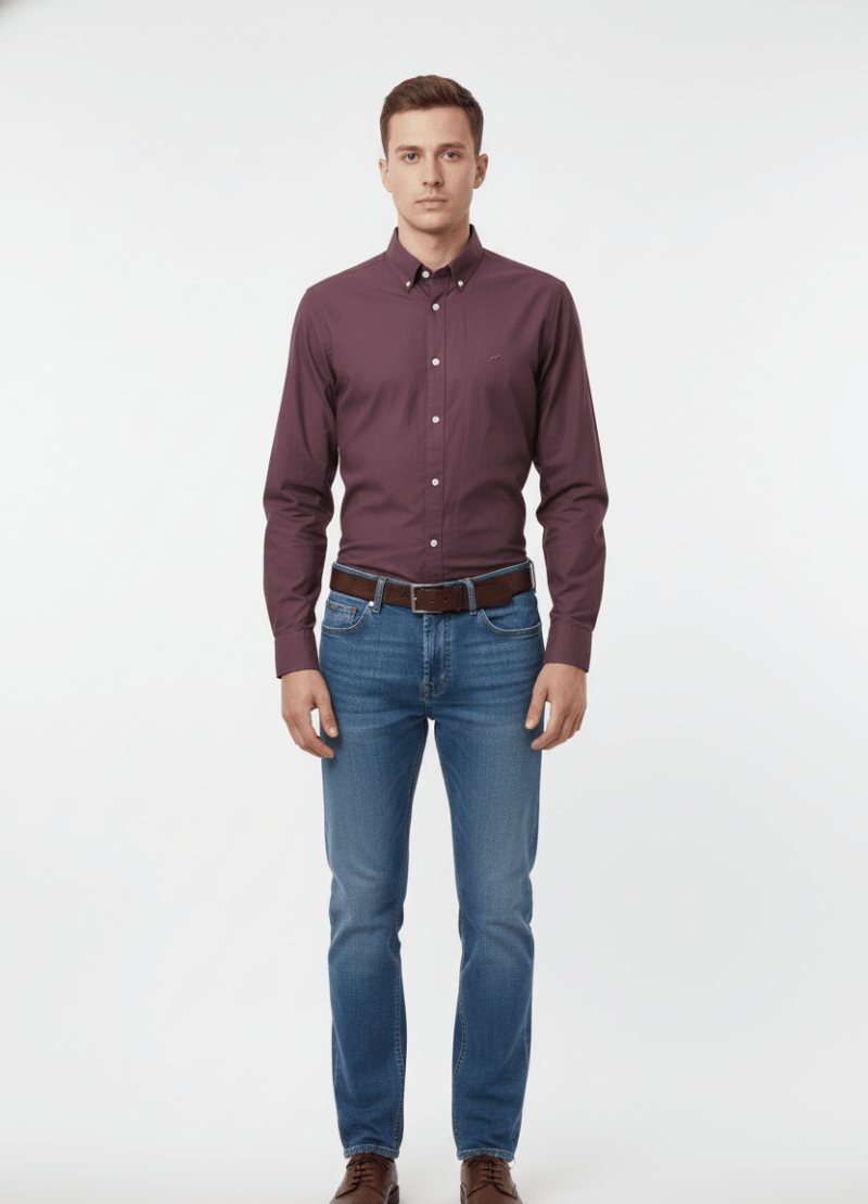 MENS PLAIN REGULAR FIT SHIRT - Smgarment's