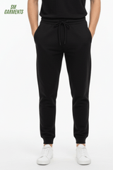 MENS PLAIN TROUSER (BLACK) - Smgarment's